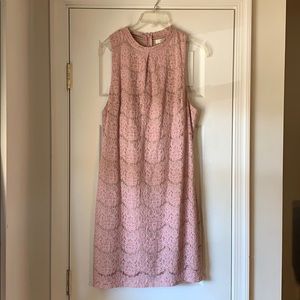 Pink spring dress